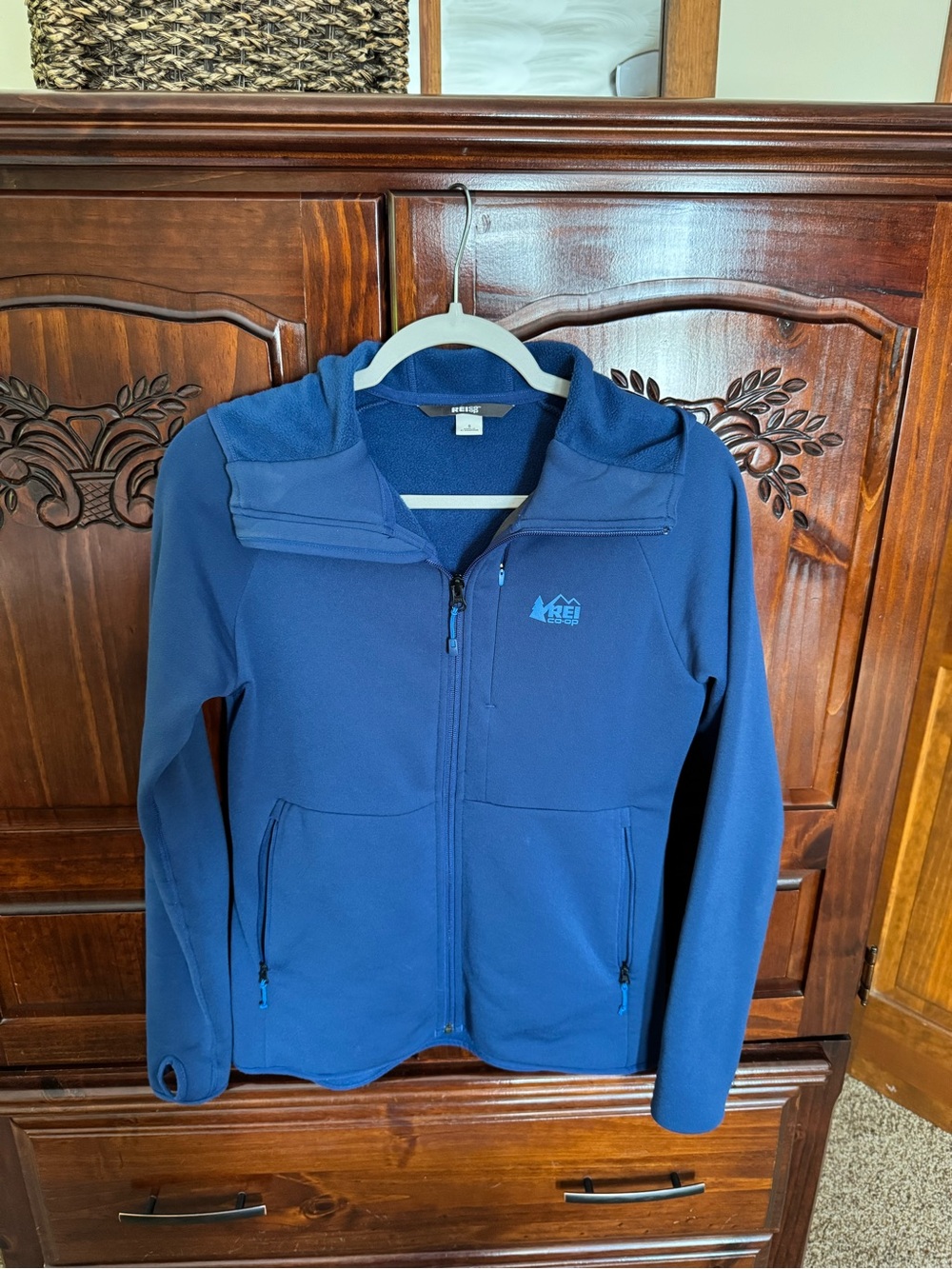 REI hyperaxis Women's Hooded Full-Zip PowerStretchPro 2.0 fleece jacket POLARTEC - Picture 2 of 7